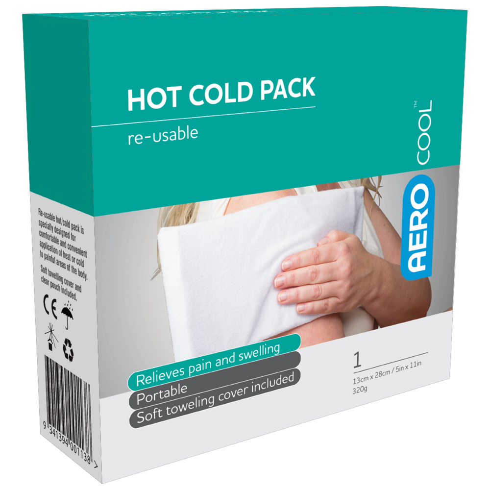 AEROCOOL Reusable Gel Hot & Cold Pack 320g - (Pack of 32)