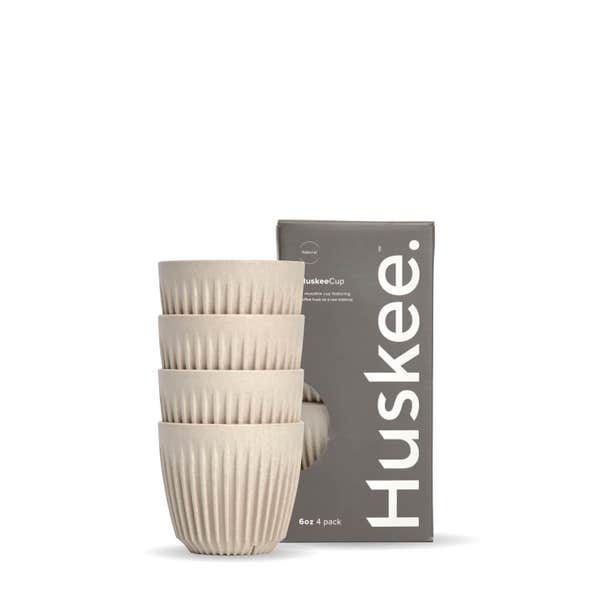 6oz Natural HuskeeCup 4-Pack (x12)