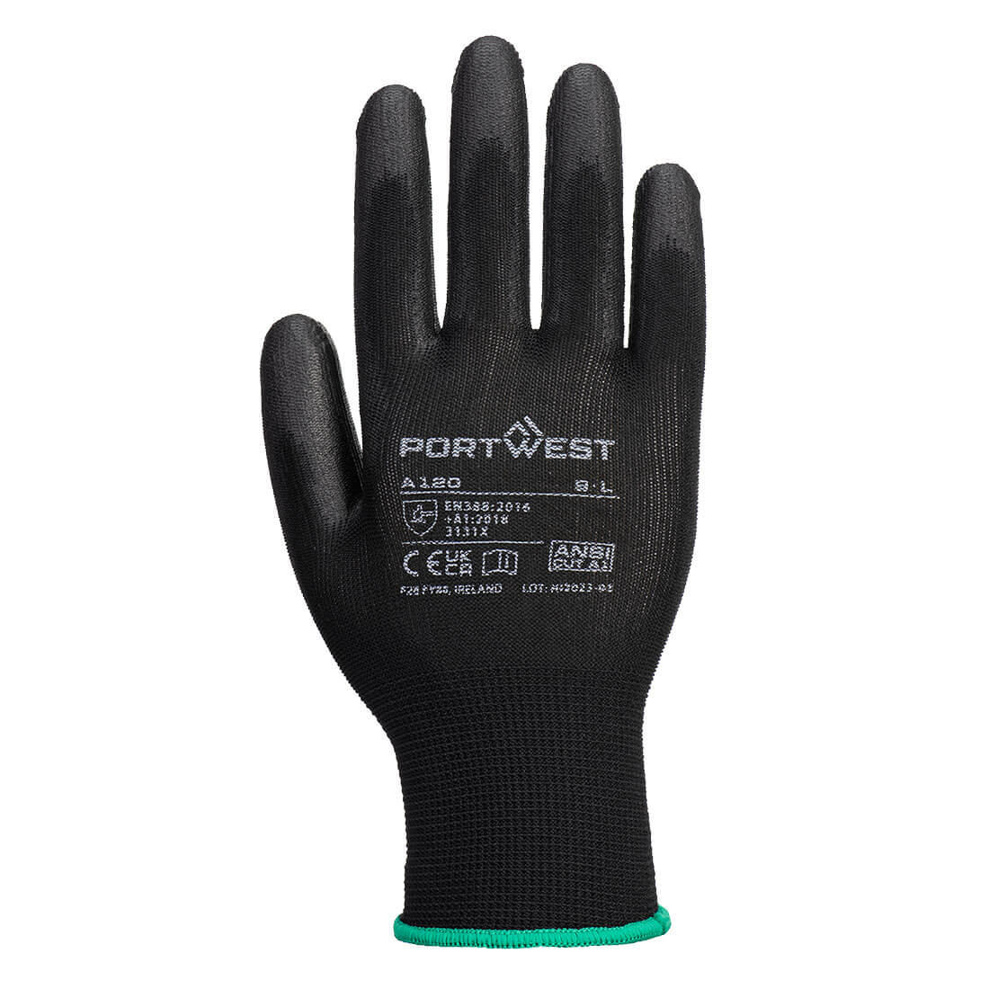 PORTWEST PU Palm Glove Black - A120