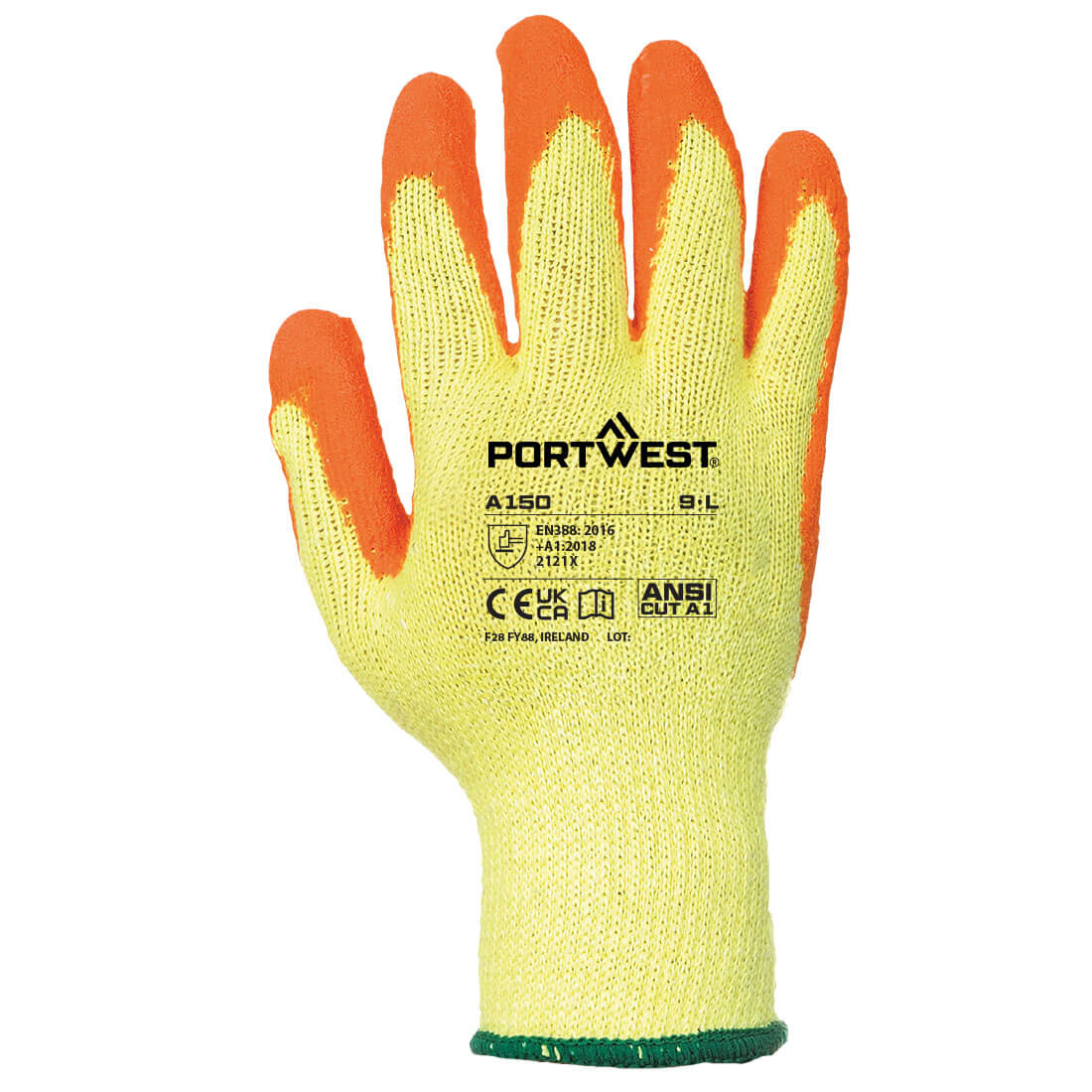 PORTWEST Classic Grip Glove - Latex Orange - A150