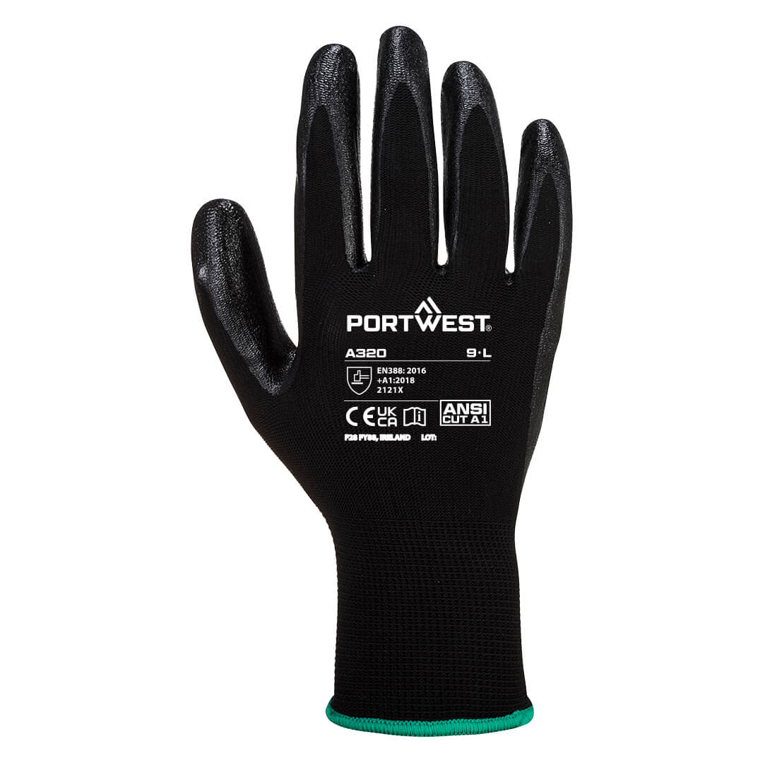 PORTWEST Dexti-Grip Glove Black - A320