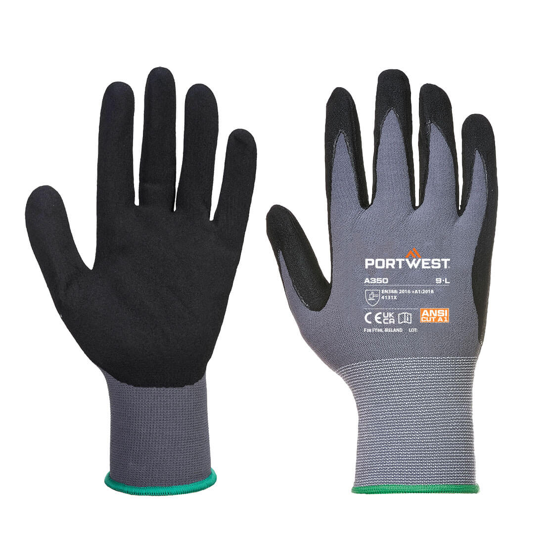 PORTWEST DermiFlex Glove Black - A350