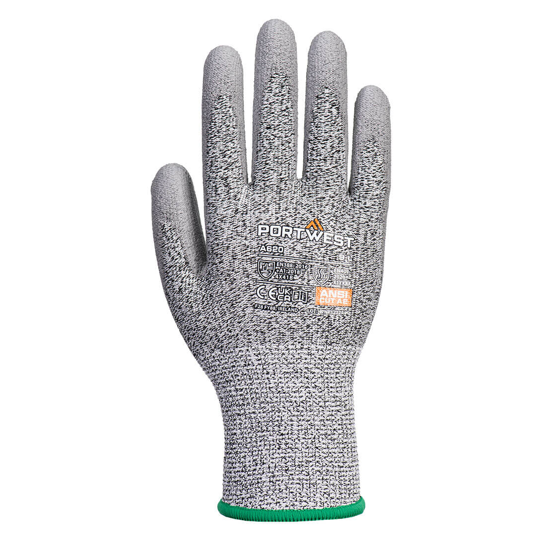 PORTWEST LR CUT PU Palm Glove Grey - A620