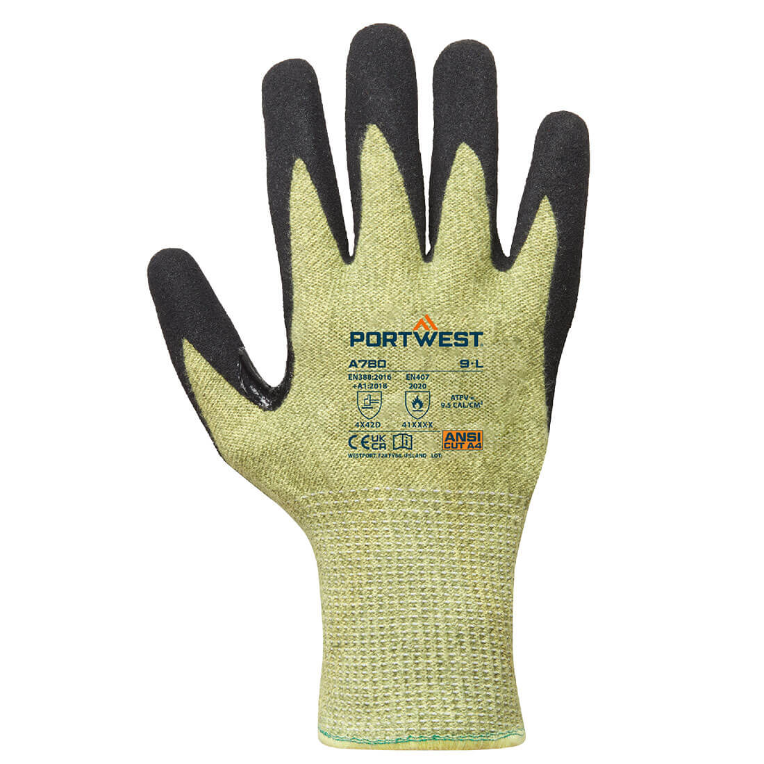 PORTWEST Arc Grip Glove Green/Black - A780