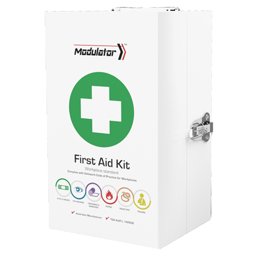 MODULATOR 4 Series Metal Cabinet First Aid Kit  24 x 16 x 42cm