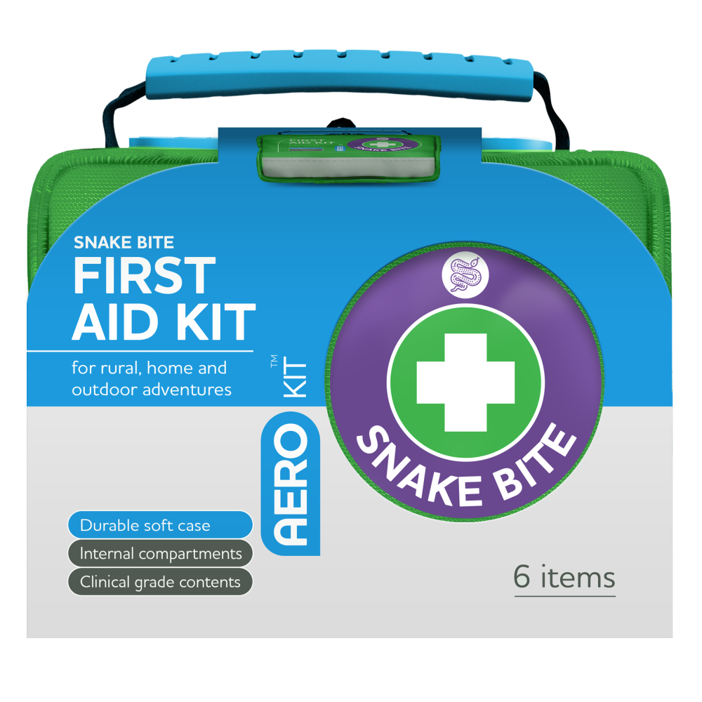 AEROKIT Snake Bite First Aid Kit Softpack Green