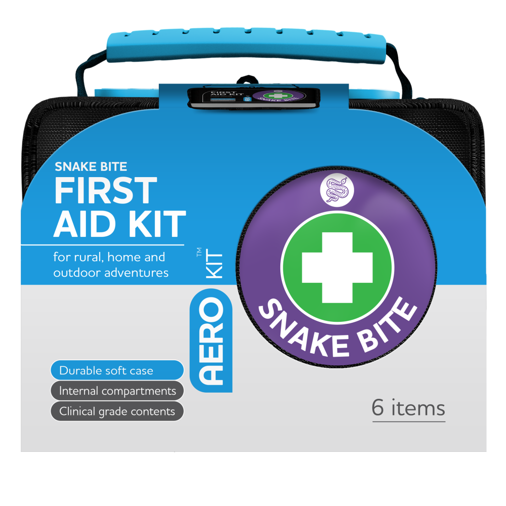 AEROKIT Snake Bite First Aid Kit Softpack Black