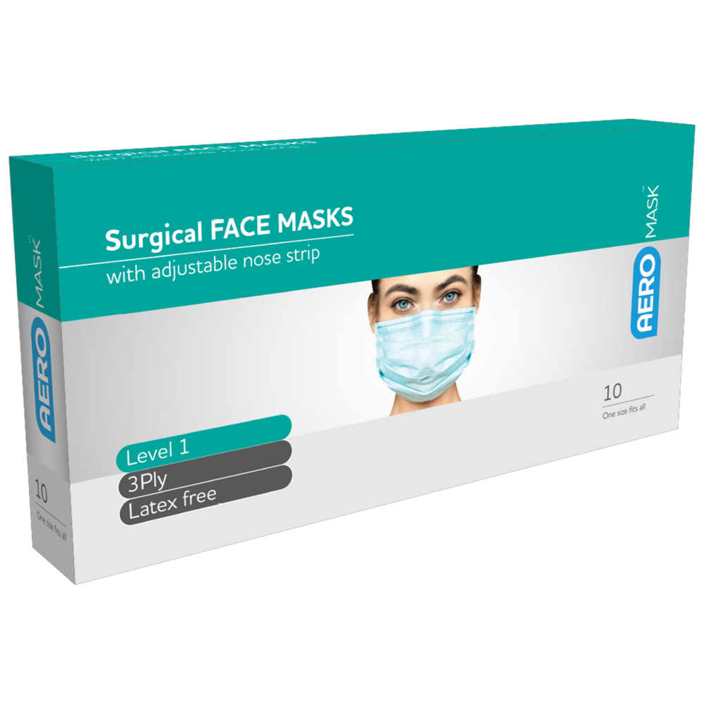 AEROMASK Level 2 Surgical Mask Box/10