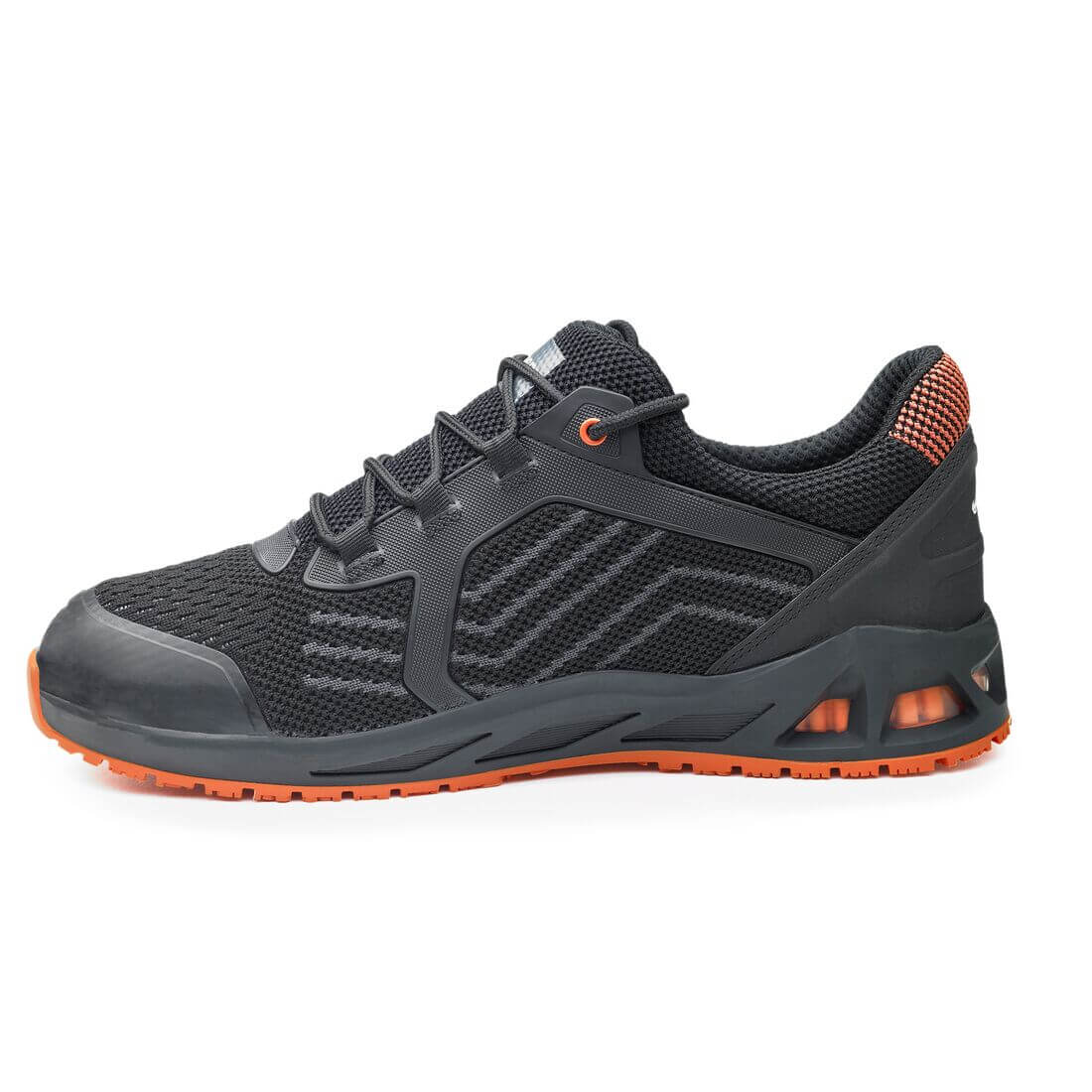 Base K-Twist Shoe O1 FO SRC Black/Orange - B1009