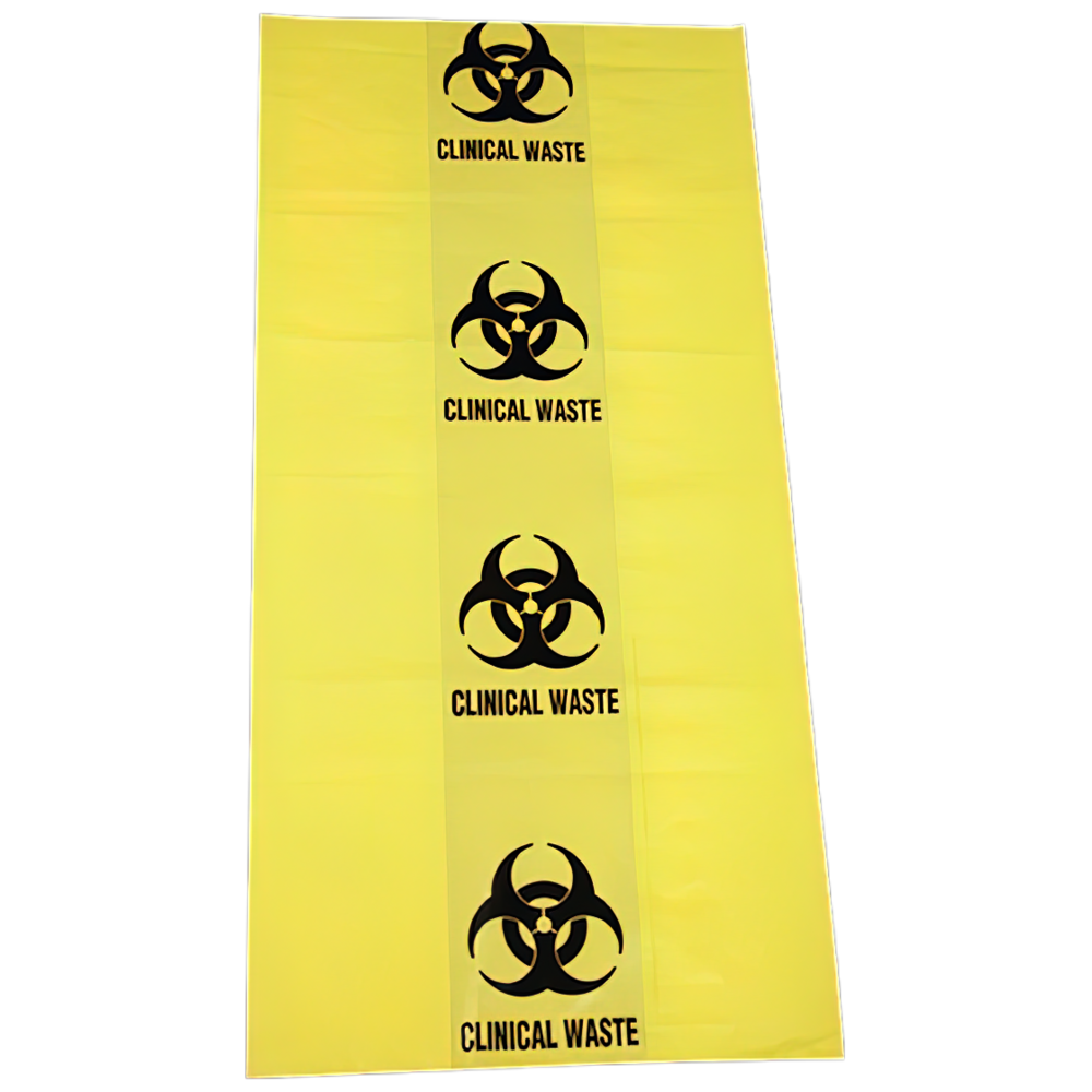 AEROHAZARD Biohazard Clinical Waste Bag 50L – 55um (630 x 800mm) - (Pack of 10)