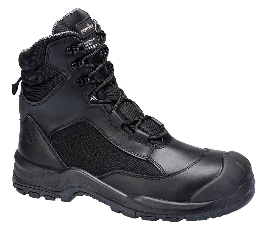 PORTWEST Patrol Occupational Boot O7S SR FO SC HRO Black - FC26