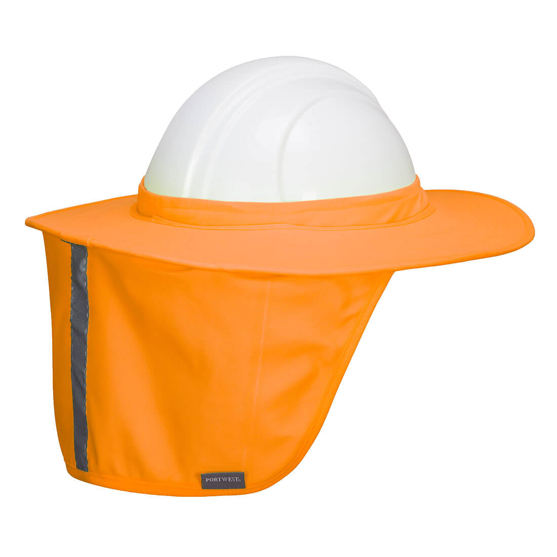 PORTWEST Hi-Vis Hard Hat Brim with Neck Shade - HA21