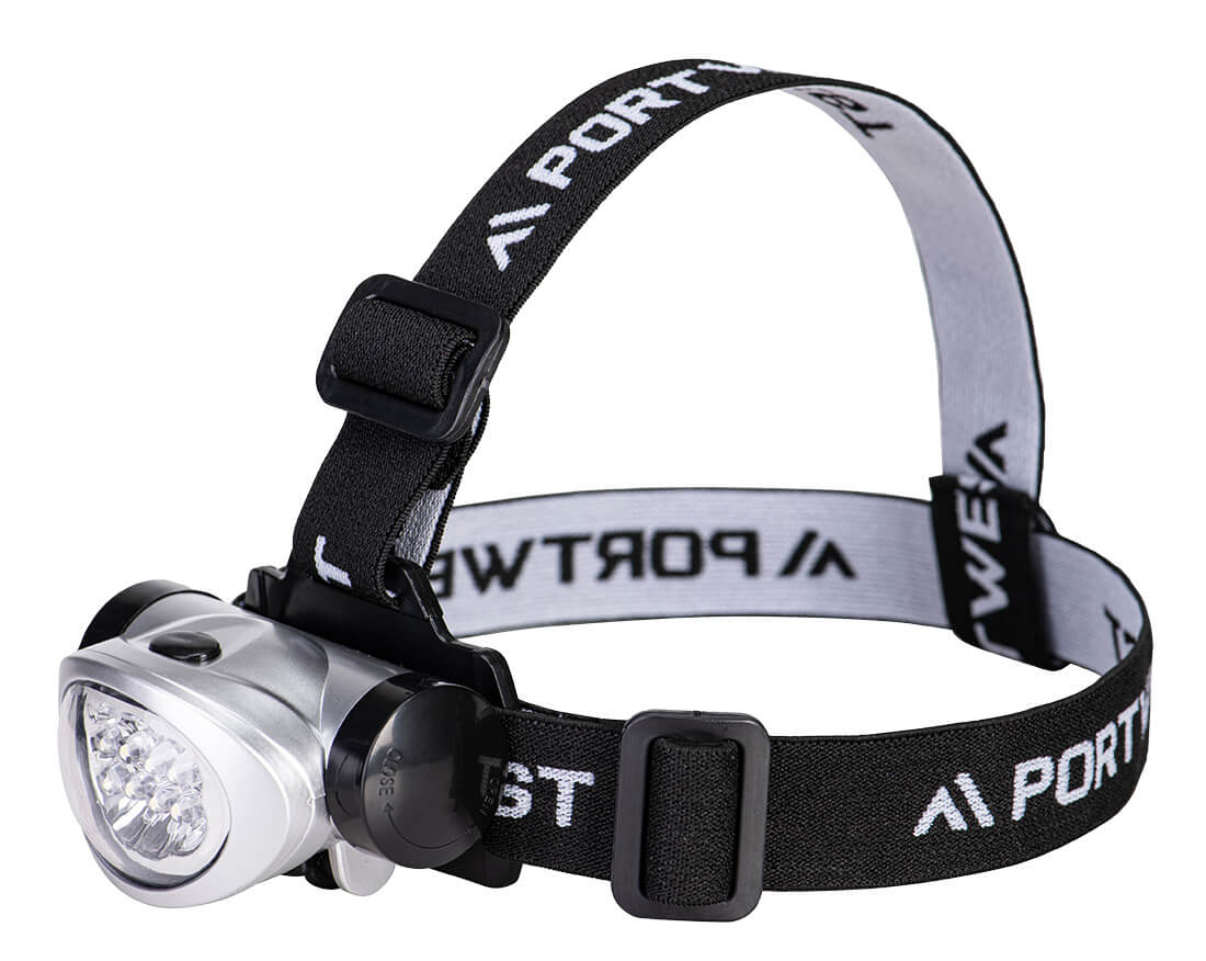 PORTWEST LED Head Light Silver - PA50