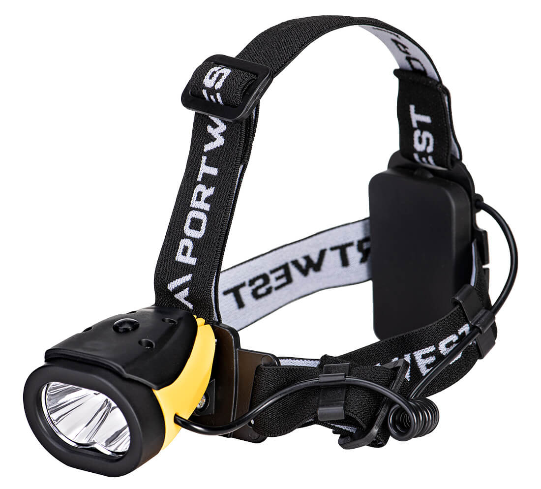 PORTWEST Dual Power Head Light Yellow/Black - PA63