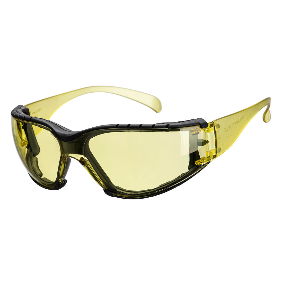 PORTWEST Wrap Around Plus Safety Glasses Amber - PS32