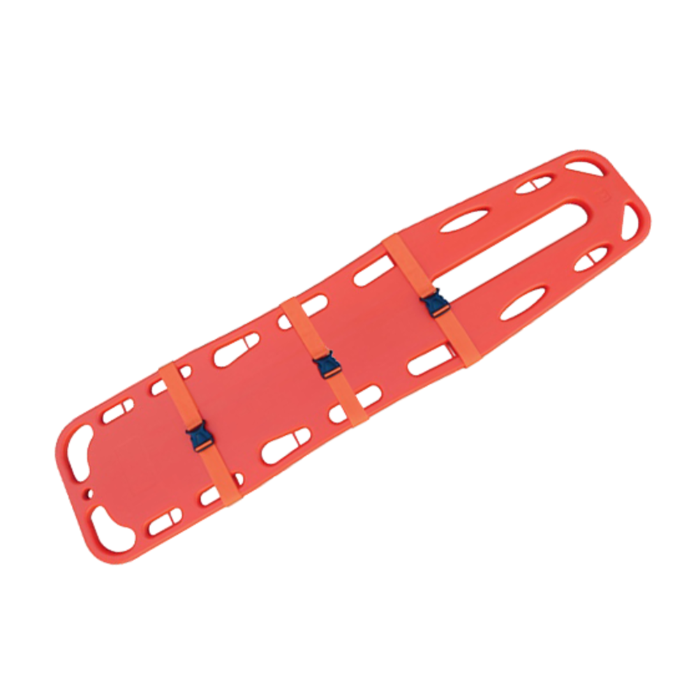 AERORESCUE Plastic Spine Board Stretcher with Straps