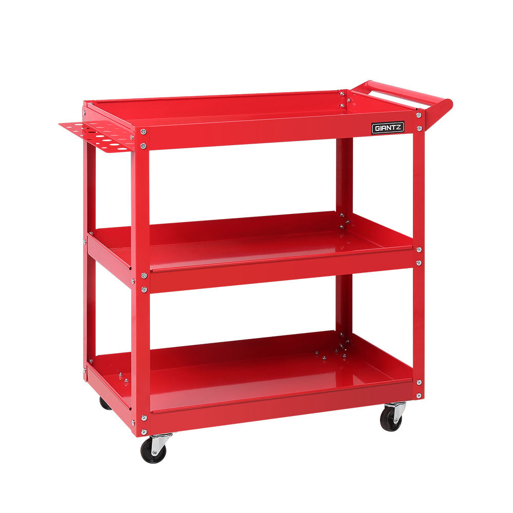 Giantz 3-Tier Tool Cart Trolley – Red