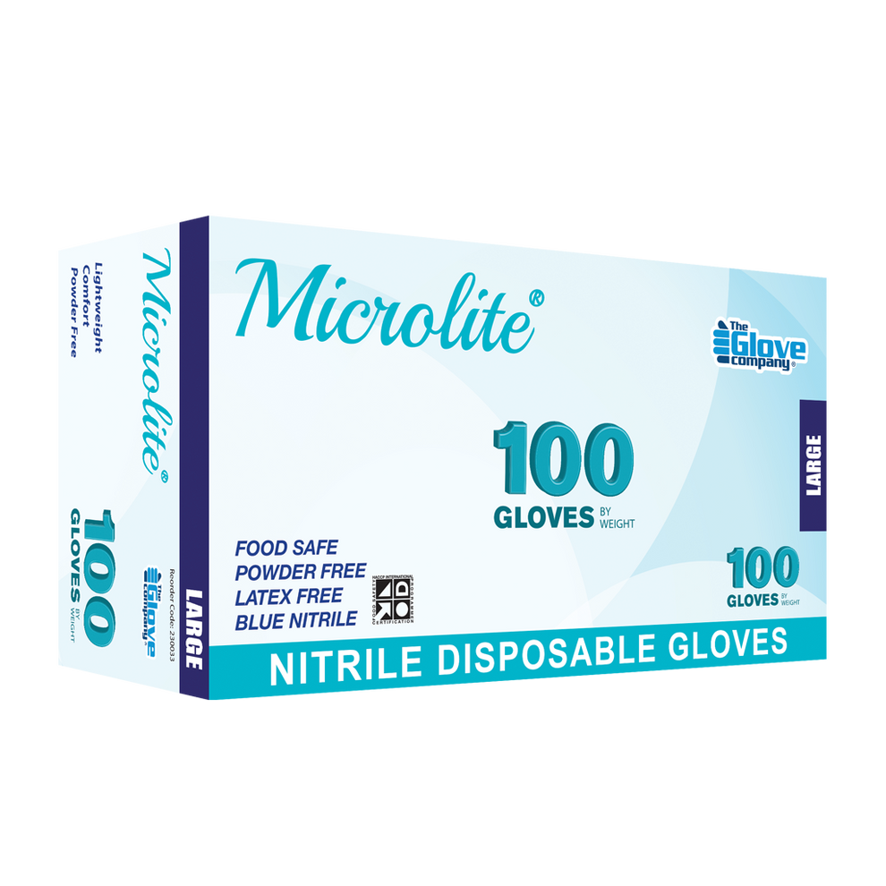 Microlite Nitrile - Disposable Medical Gloves - 100pc Small