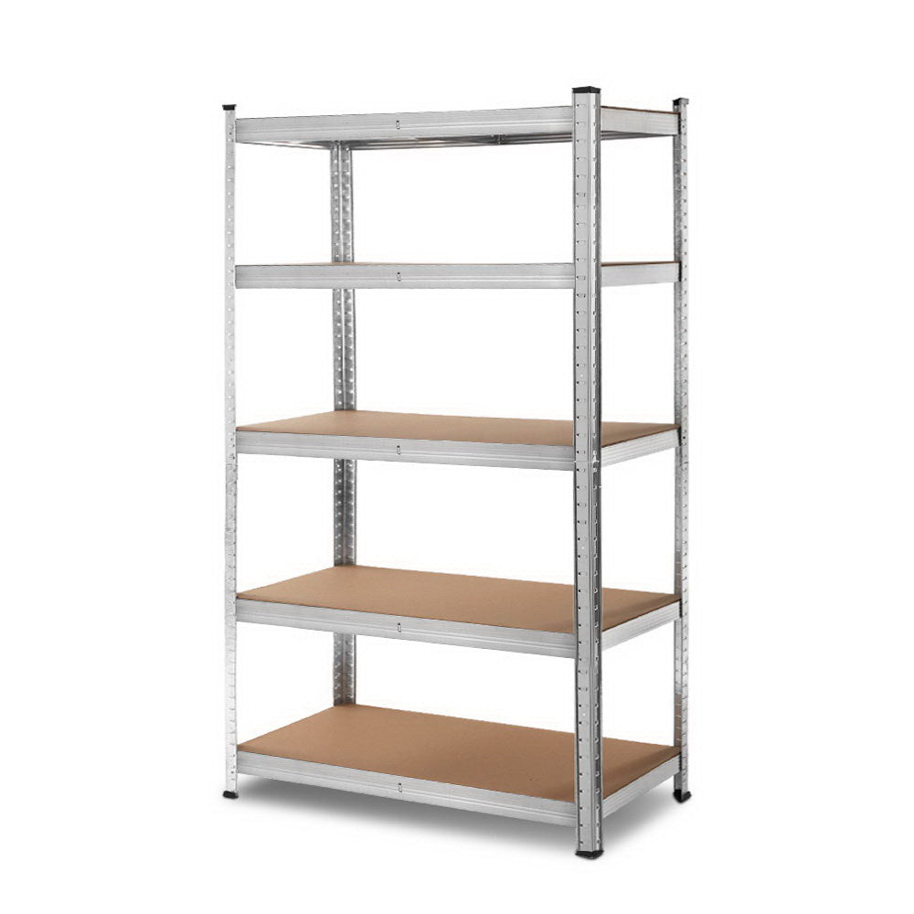 Giantz 1.8M Metal Shelving Unit - Silver