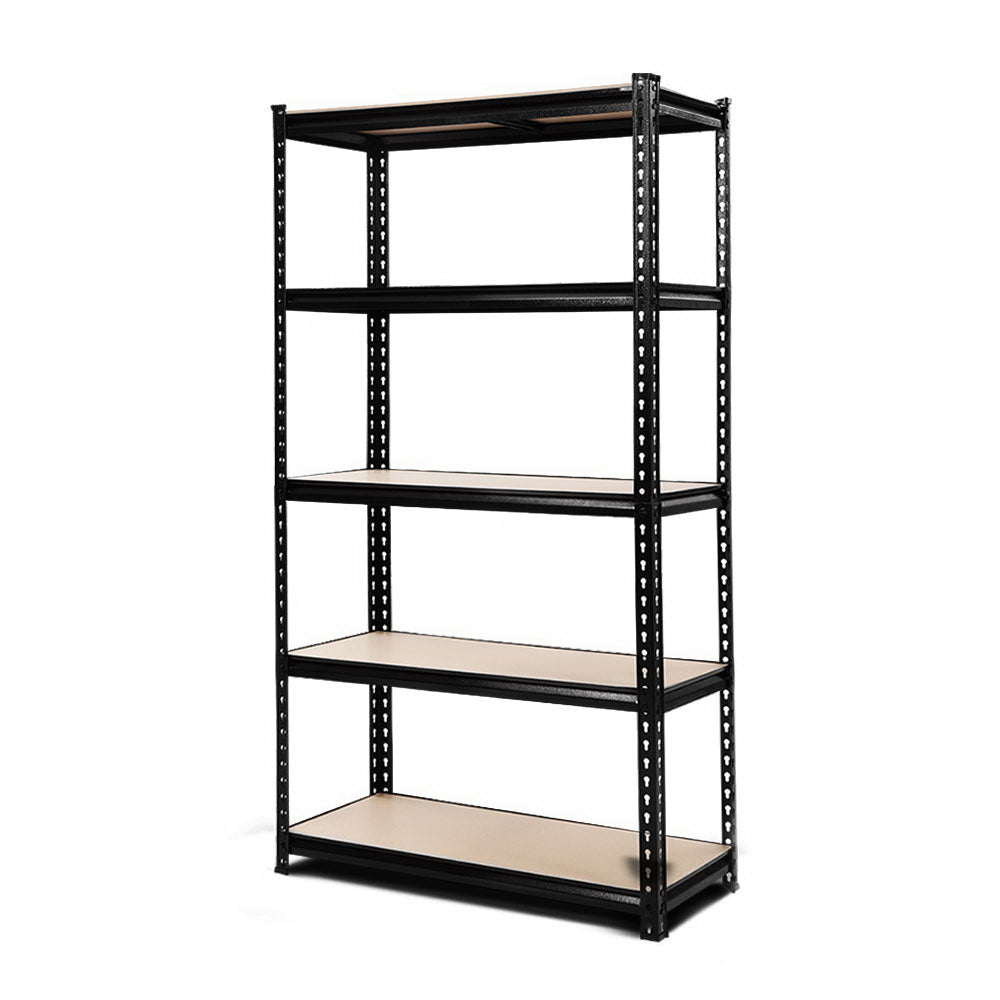 Giantz 1.5M Metal Shelving Unit - Black