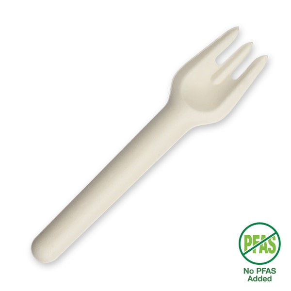 BioPak 15cm Plant Fibre Fork - (Pack of 1000)