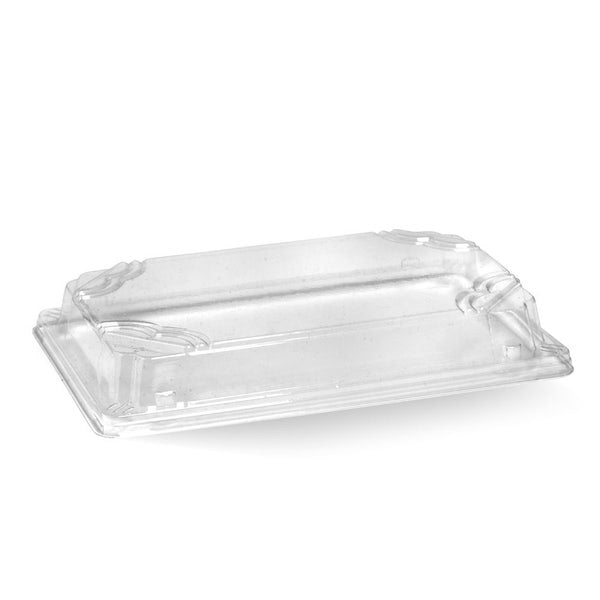 BioPak Large Plant Fibre Sushi Tray PET Lid - (Pack of 600)