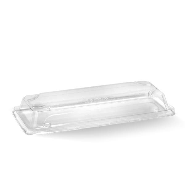 BioPak Long PLA Sushi Tray Lid - (Pack of 600)