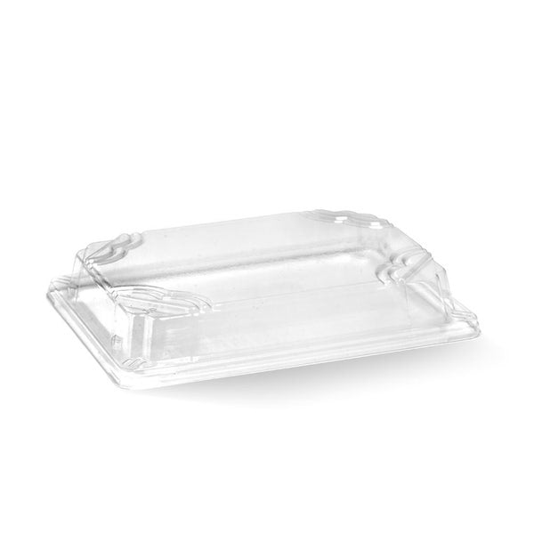 BioPak Medium Plant Fibre Sushi Tray PET Lid - (Pack of 600)