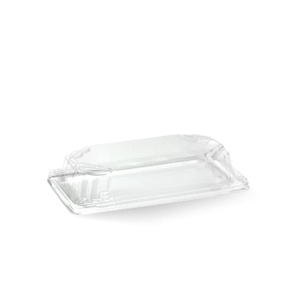 BioPak Small Plant Fibre Sushi Tray PET Lid - (Pack of 600)