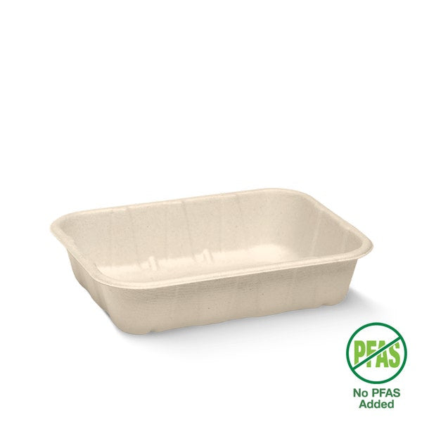 BioPak 500g Plant Fibre Produce Tray - (Pack of 500)