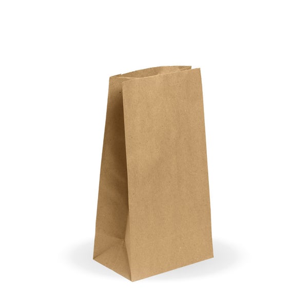 BioPak #12 SOS Kraft Paper Bag - (Pack of 1000)