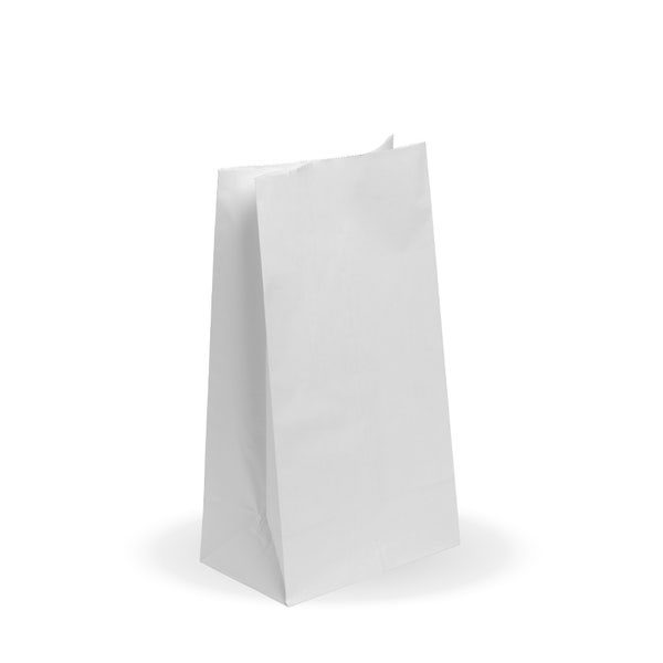 BioPak #12 SOS White Paper Bag - (Pack of 1000)