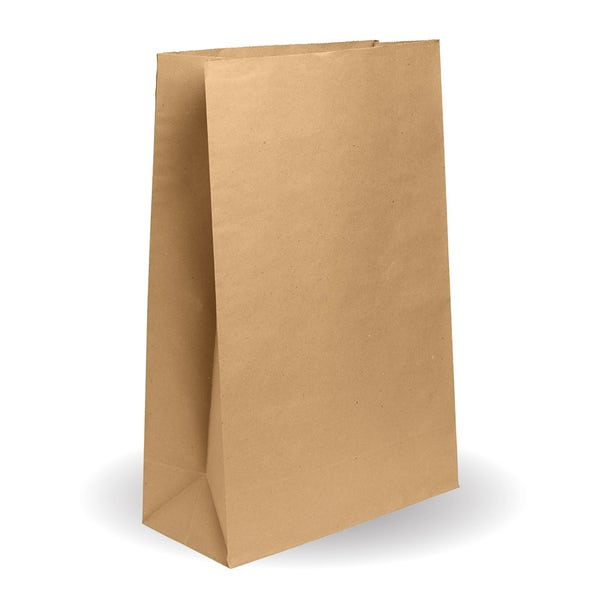 BioPak #25 SOS Kraft Paper Bag - (Pack of 100)