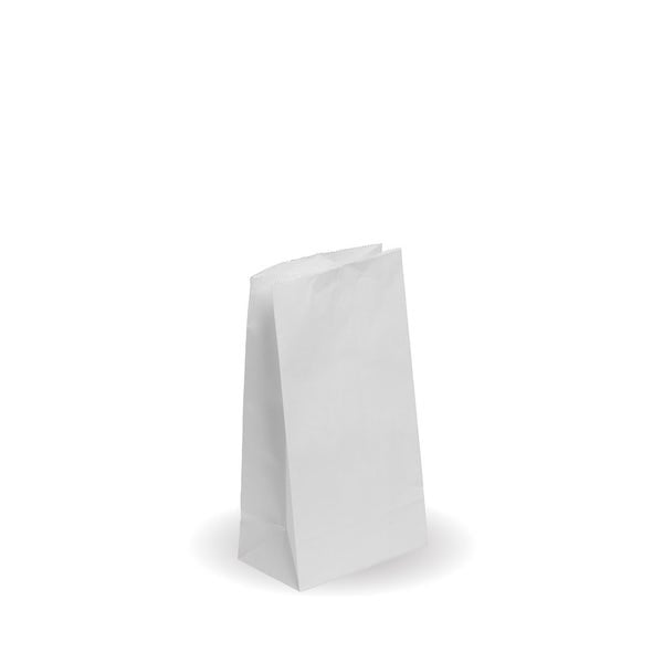 BioPak #4 SOS White Paper Bag - (Pack of 2000)