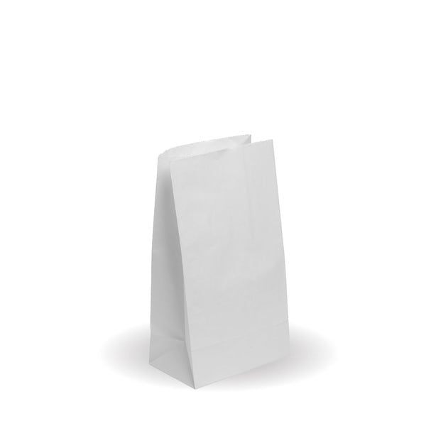 BioPak #6 SOS White Paper Bag - (Pack of 2000)