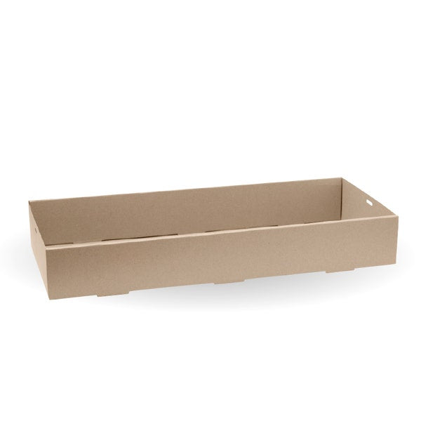 BioPak Large BioBoard Catering Tray Base - (Pack of 50)