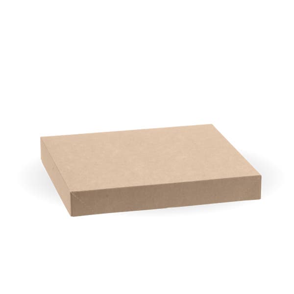 BioPak Small BioBoard Catering Tray Lid - (Pack of 100)