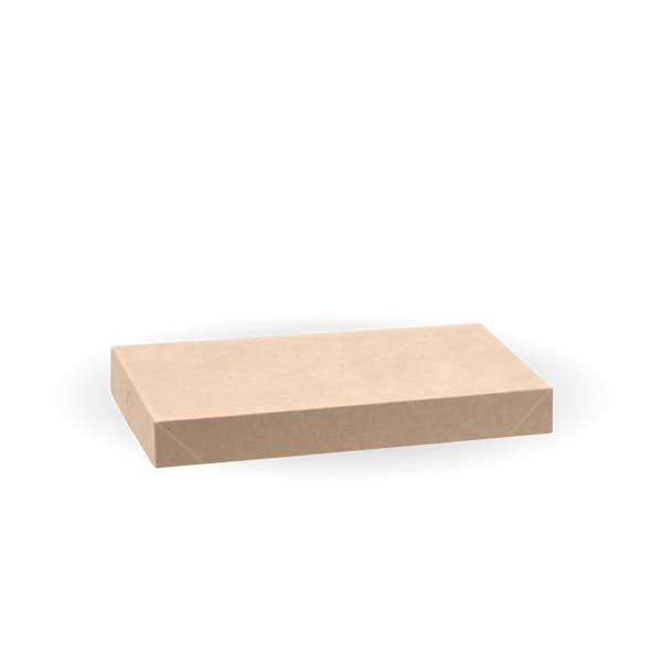 BioPak Extra Small BioBoard Catering Tray Lid - (Pack of 100)