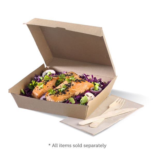 BioPak Dinner BioBoard Box - (Pack of 150)