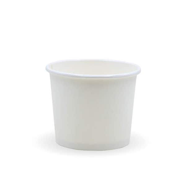 BioPak 90ml / 3oz Paper Sauce BioCup - (Pack of 1000)