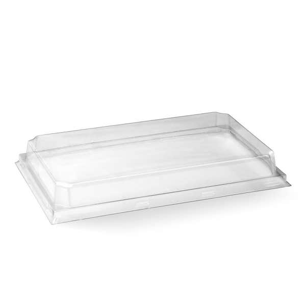 BioPak Large BioBoard Sushi Tray PET Lid - (Pack of 300)