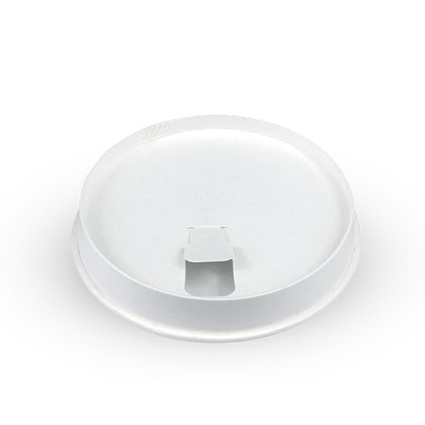 BioPak 80mm Small Paper Flat BioCup Lid - (Pack of 1000)