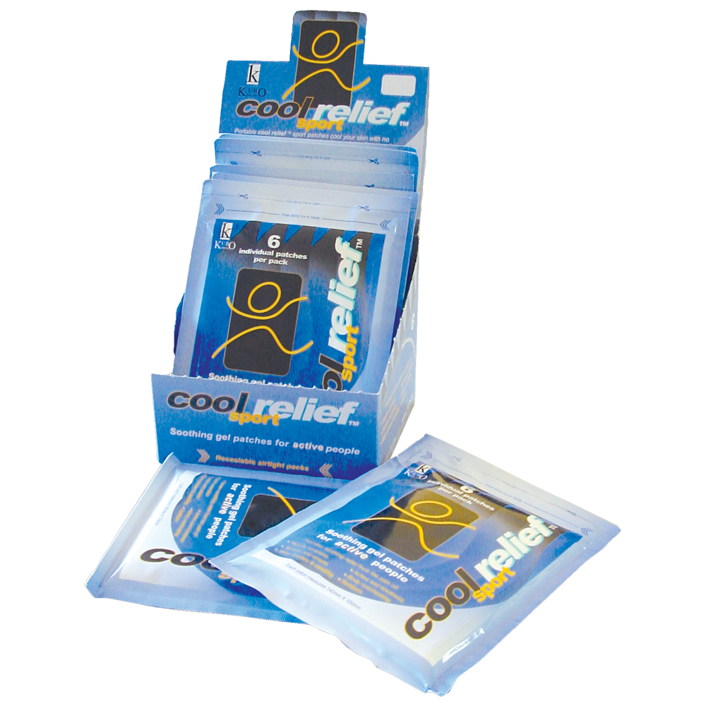 COOL RELIEF Cold Gel Patches/6 - (Pack of 10)