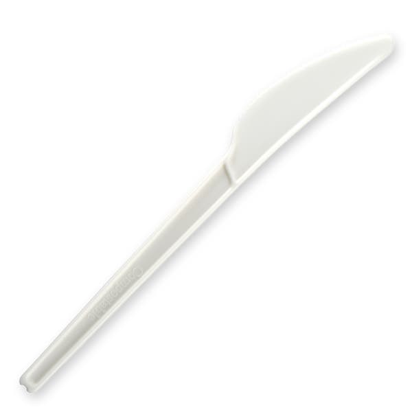 BioPak 16.5cm / 6.5" PLA Knife - (Pack of 1000)