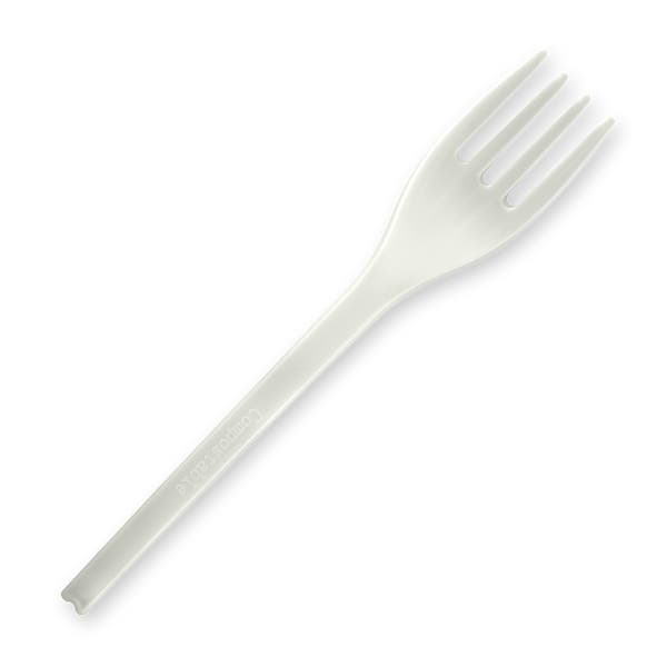 BioPak 15cm / 6" PLA Fork - (Pack of 1000)