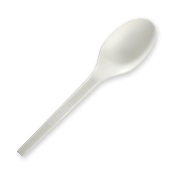 BioPak 15cm / 6" PLA Spoon - (Pack of 1000)