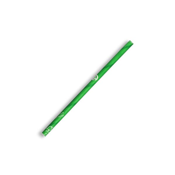 BioPak 4.5mm Cocktail Green BioStraw - (Pack of 2500)