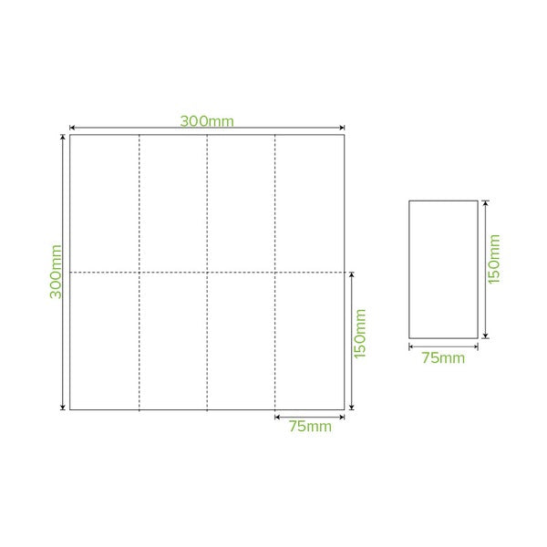 BioPak 1-Ply 1/8 Fold Natural Lunch BioNapkin - (Pack of 3000)