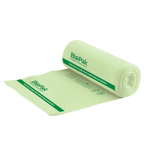 BioPak 120L Bioplastic Bag - (Pack of 144)