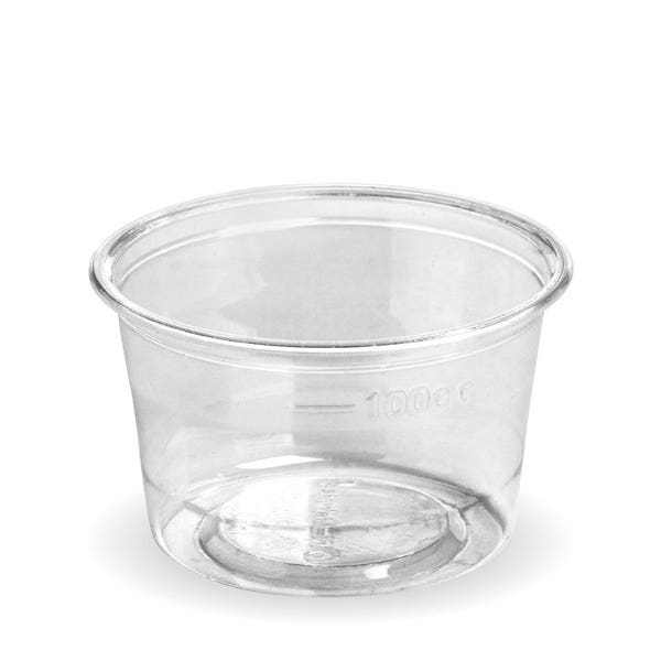 BioPak 140ml Clear Sauce BioCup - (Pack of 1000)